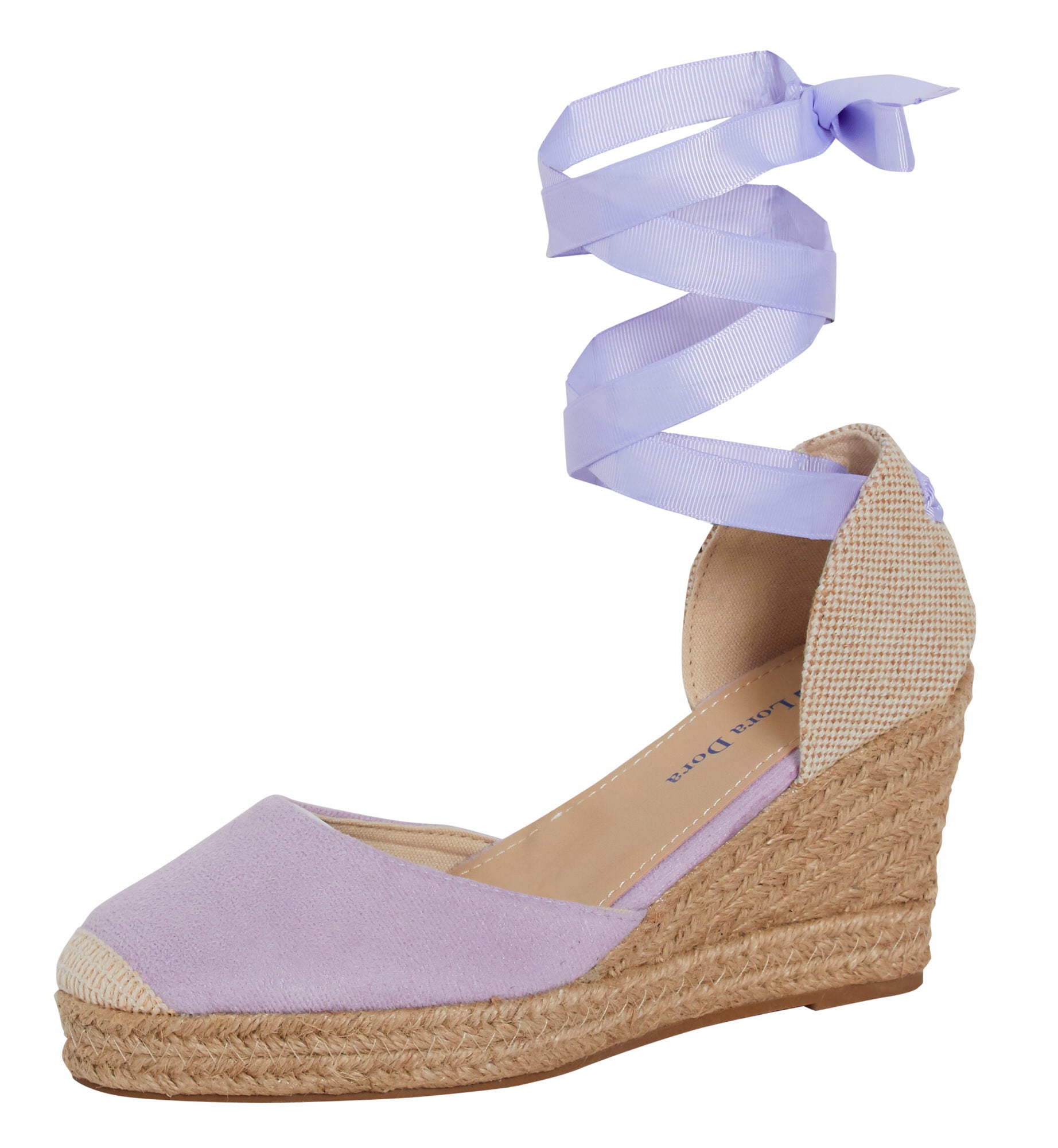 Womens Espadrille Wedge Sandals Strappy Hessian Wedges Ankle Wrap Tie Leg Straps