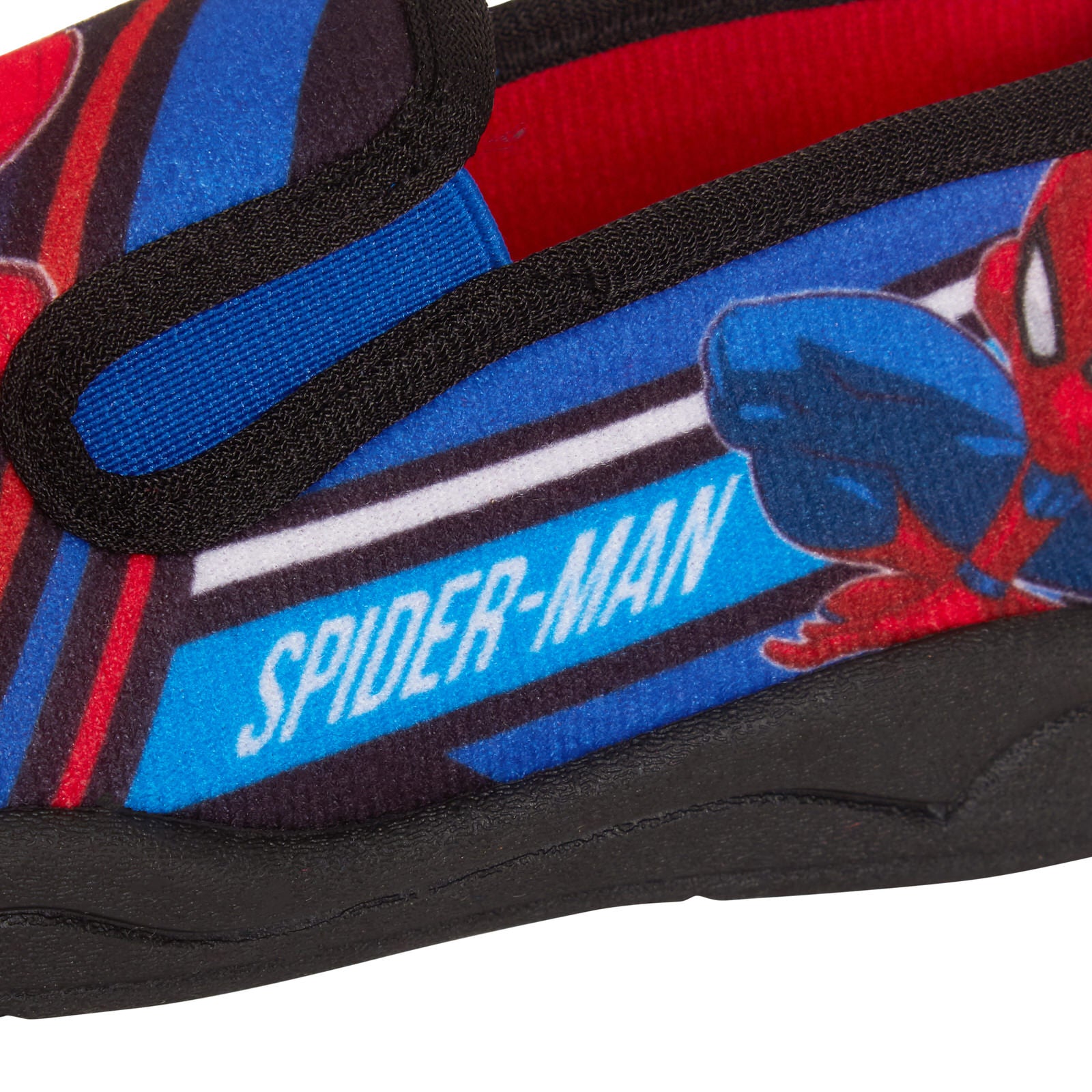 Boys Spiderman Slippers Slip On Kids Marvel Slipper House Shoes Rubber Sole