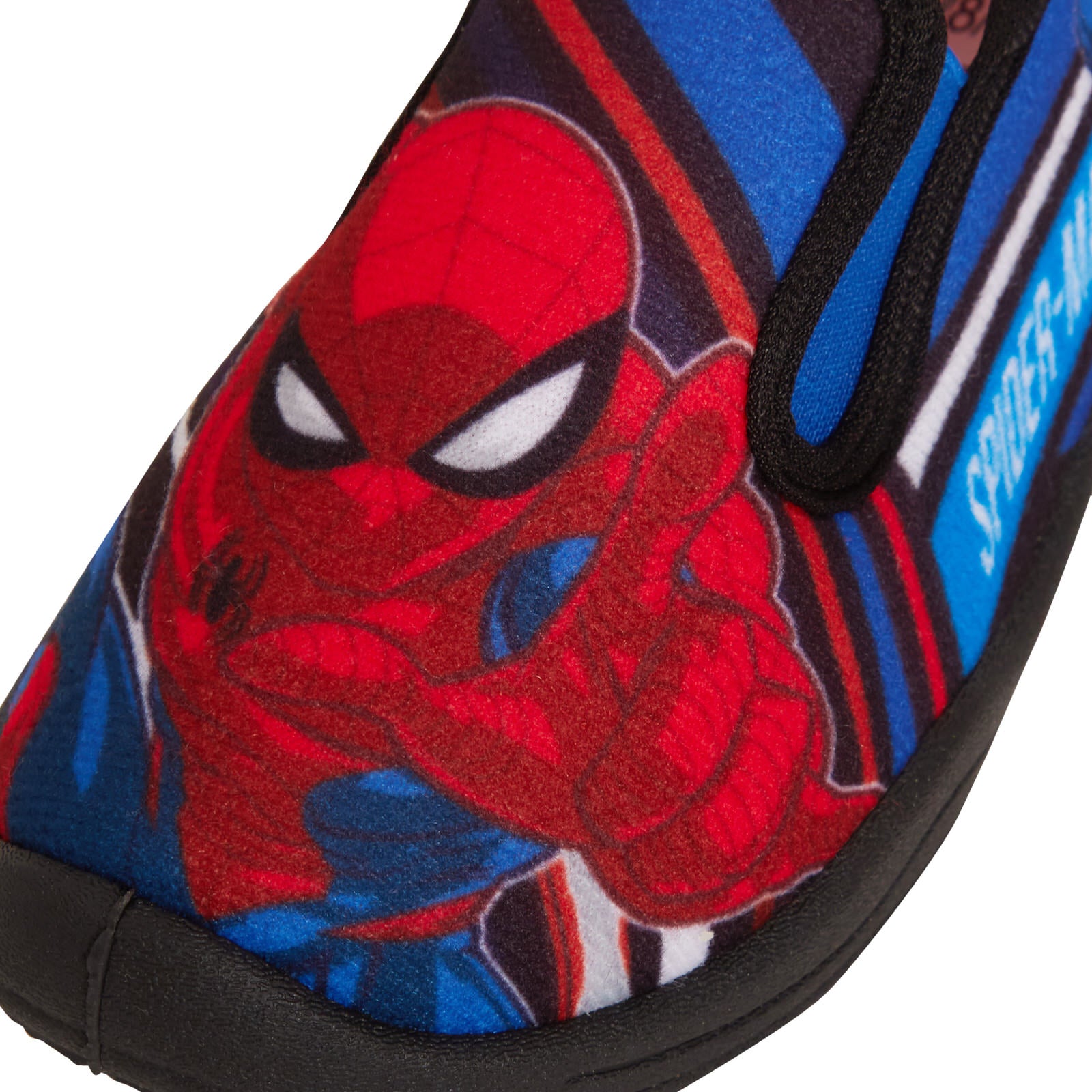 Boys Spiderman Slippers Slip On Kids Marvel Slipper House Shoes Rubber Sole