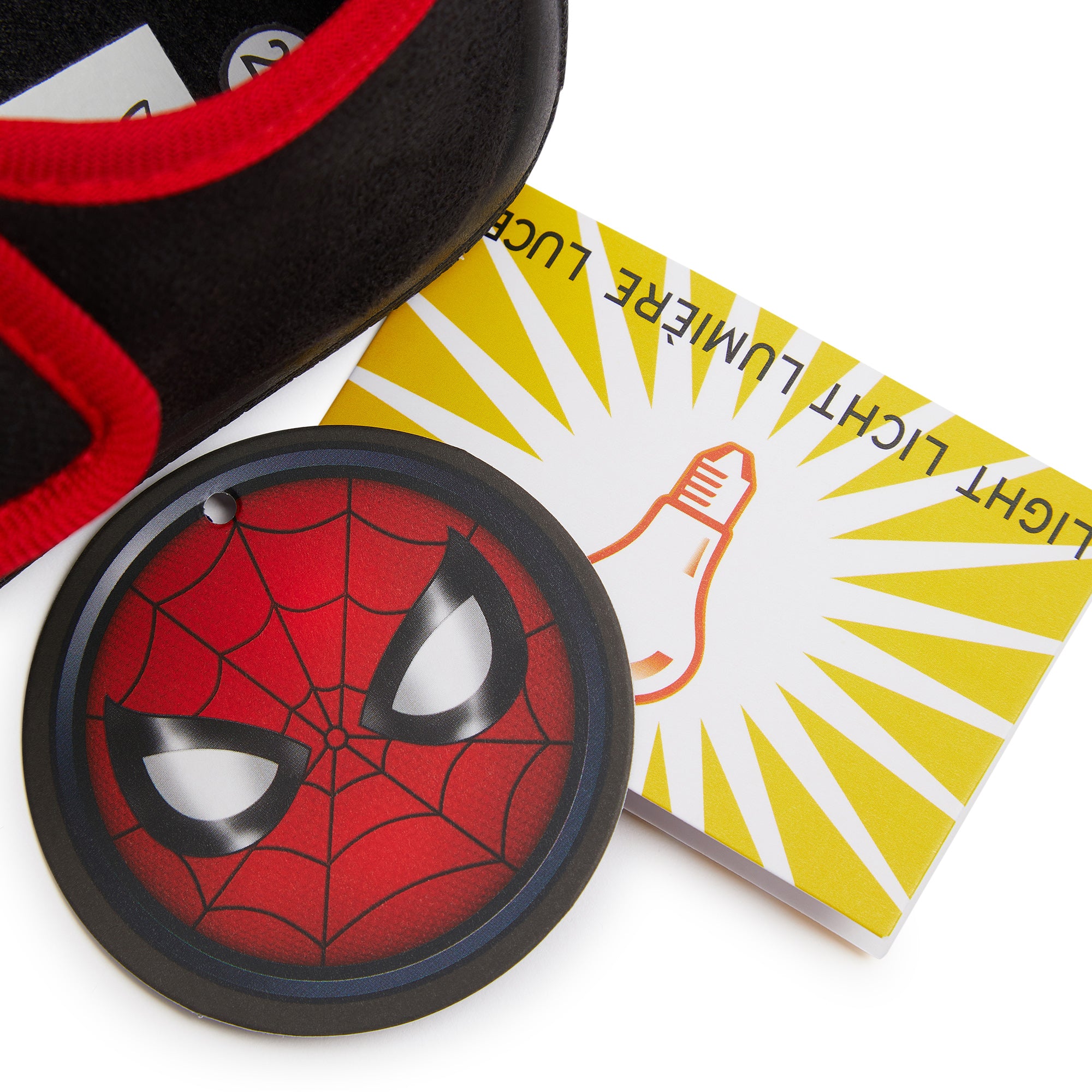 Boys Spiderman Slippers Kids Easy Fasten Non Slip Marvel Slipper House Shoes