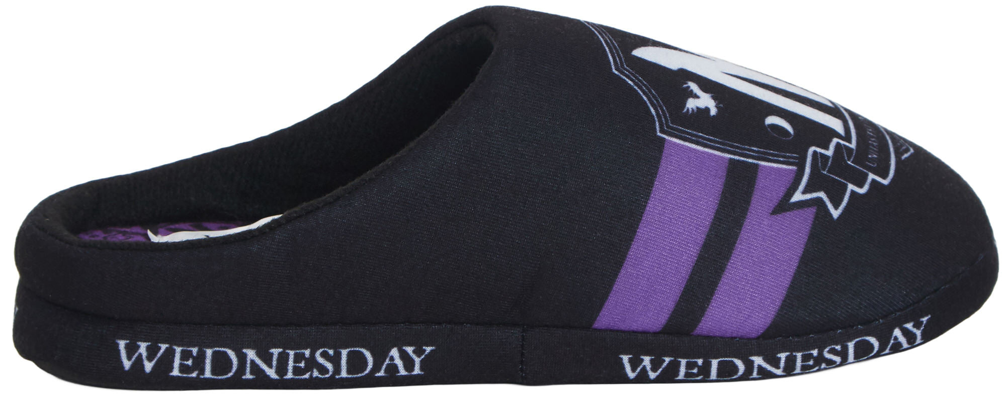 Wednesday Slippers Girls Mules Fleece Mule Slipper Teens Nevermore House Shoes