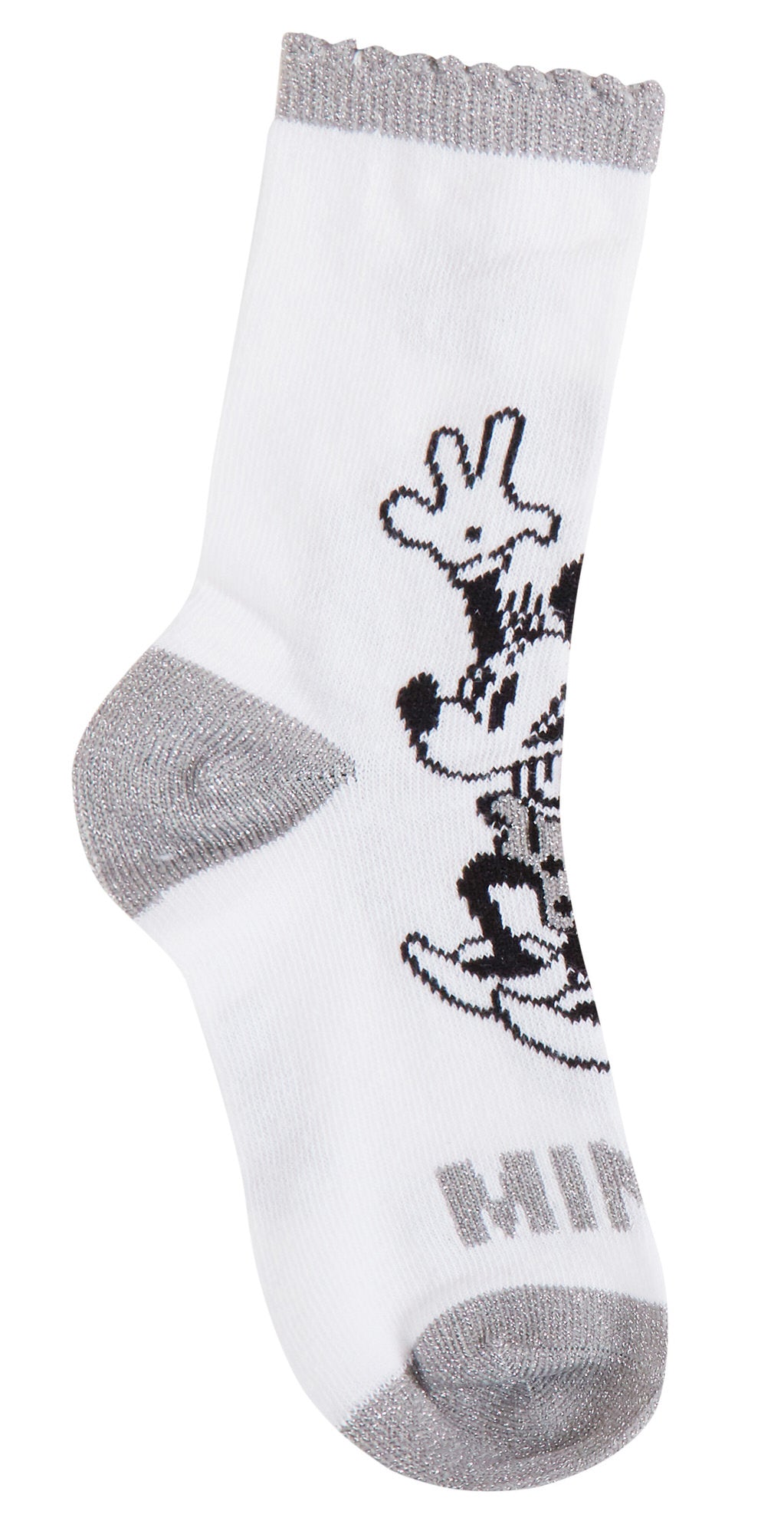 Minnie Mouse 3 Pack Socks Girls Disney Classics 100 Years Multipack Ankle Socks