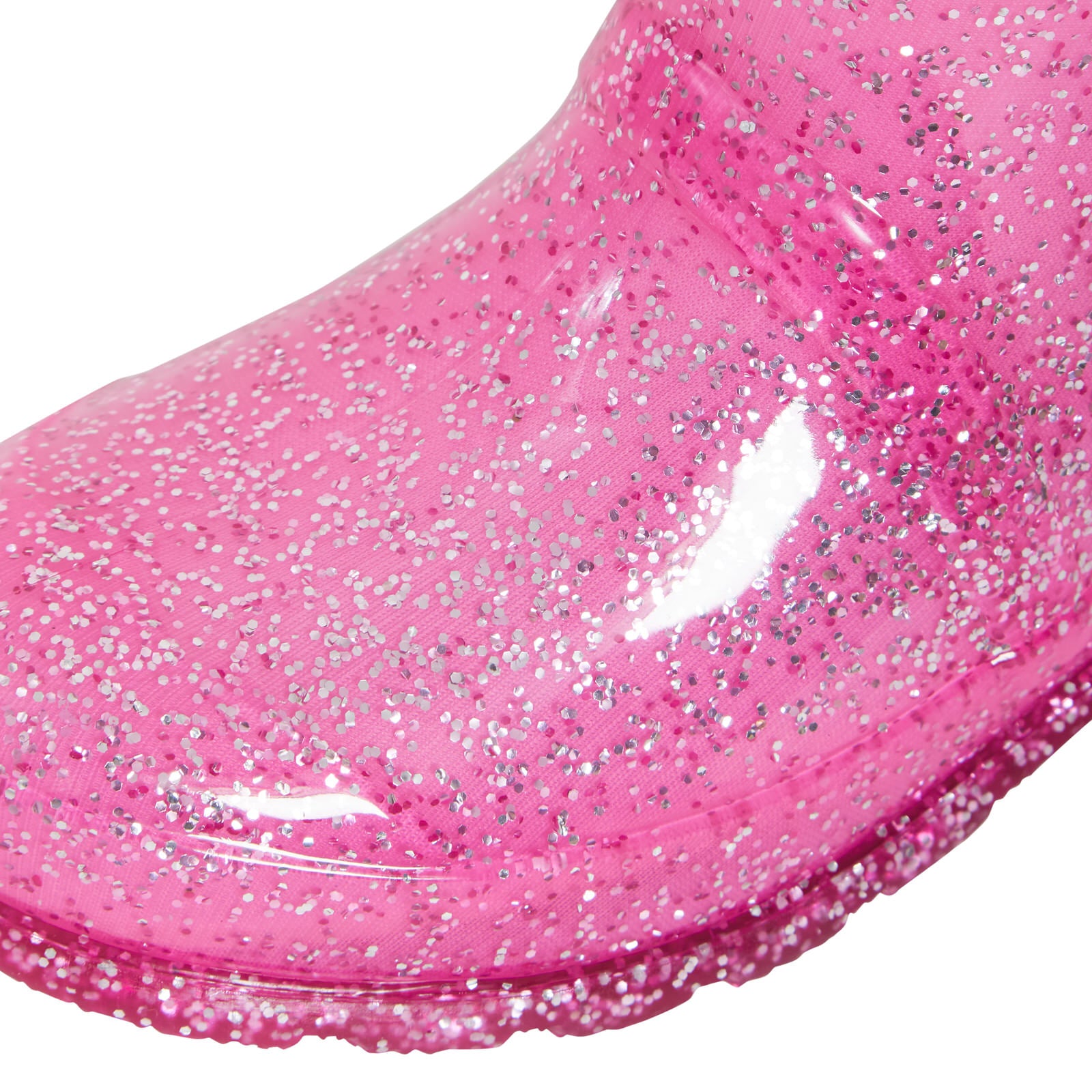 Girls Rainbow Glitter Wellington Boots Kids Wellies Rain Shoes Tall Snow Boots