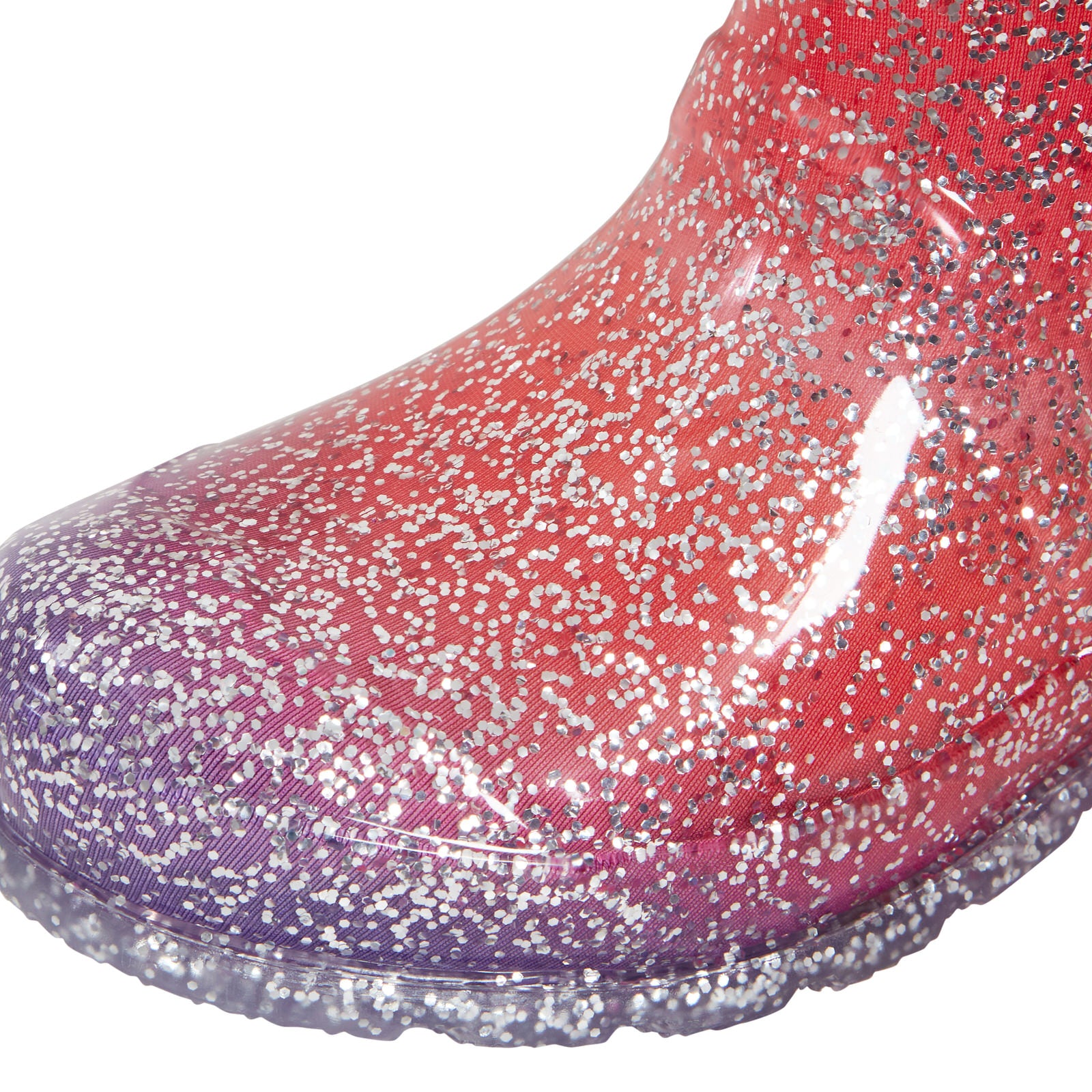 Girls Rainbow Glitter Wellington Boots Kids Wellies Rain Shoes Tall Snow Boots