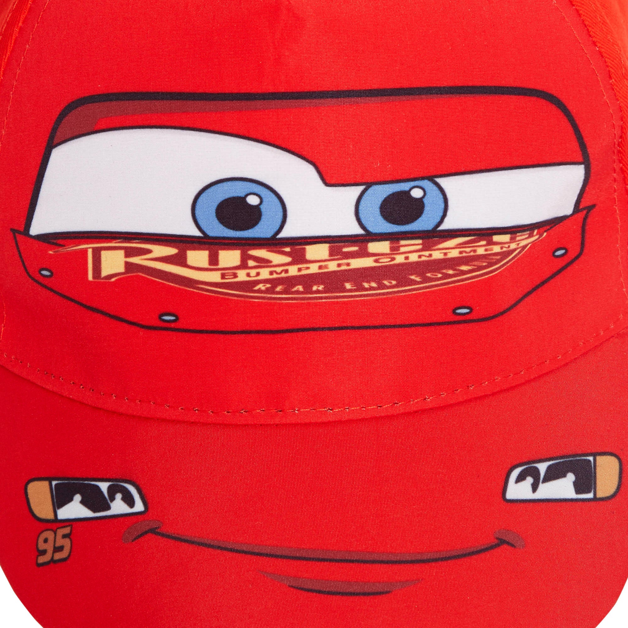 Disney Cars Baseball Cap For Kids Lightning McQueen Peaked Sun Hat Adjustable Dress Up Accessory