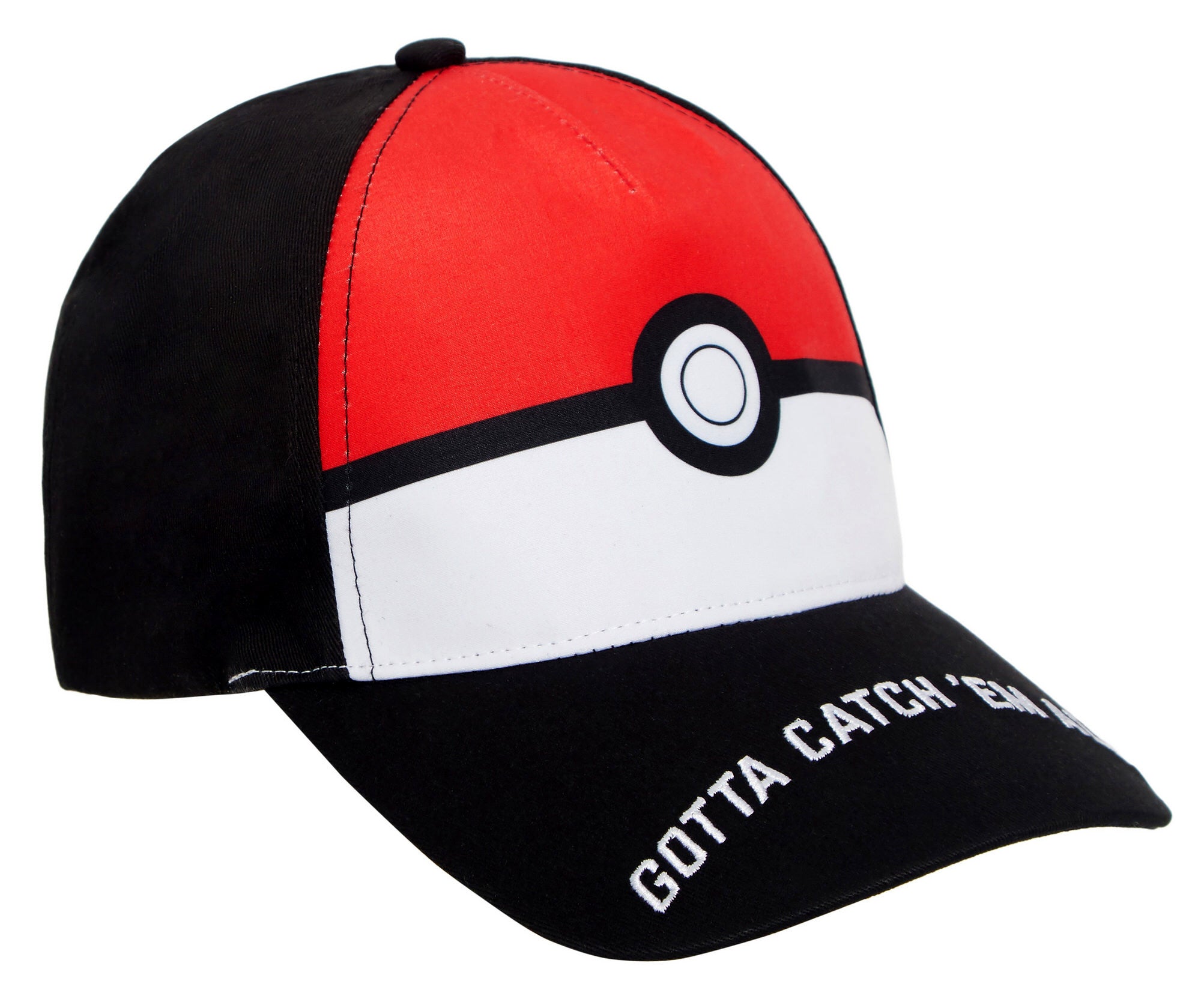 Pokemon Pokeball Baseball Cap Kids Pokemon Summer Peaked Sun Hat Adjustable