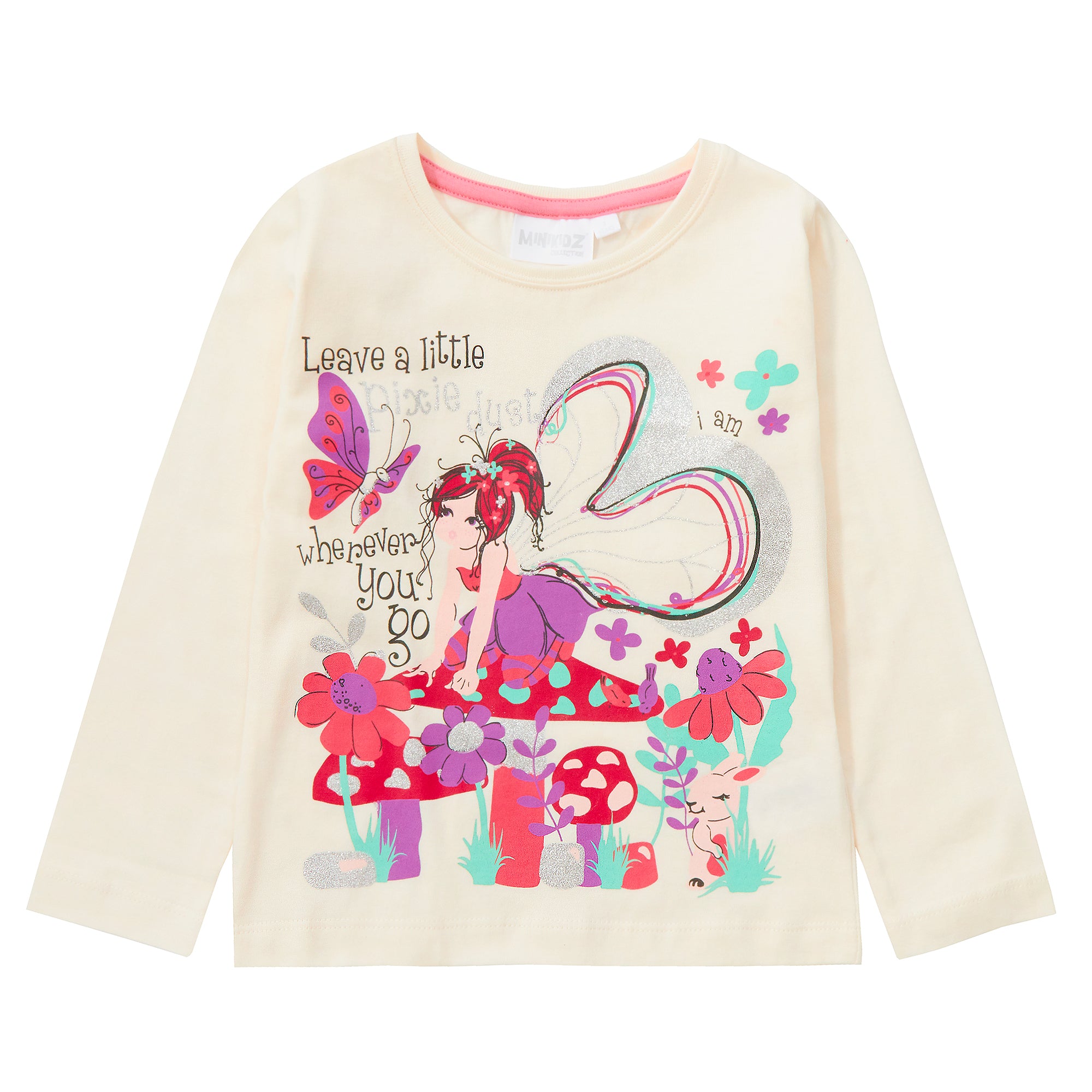 Girls Novelty Birthday Age Long Sleeve T-Shirt Kids 100% Cotton I Am Age Top Tee