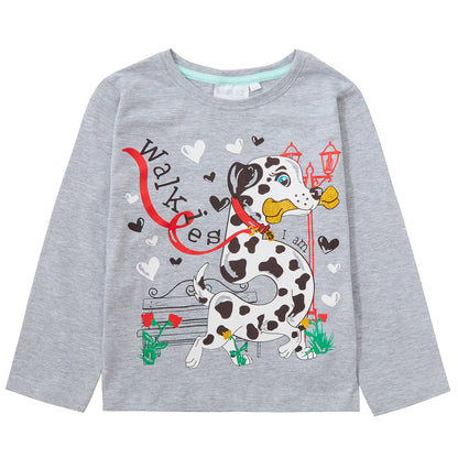 Girls Novelty Birthday Age Long Sleeve T-Shirt Kids 100% Cotton I Am Age Top Tee