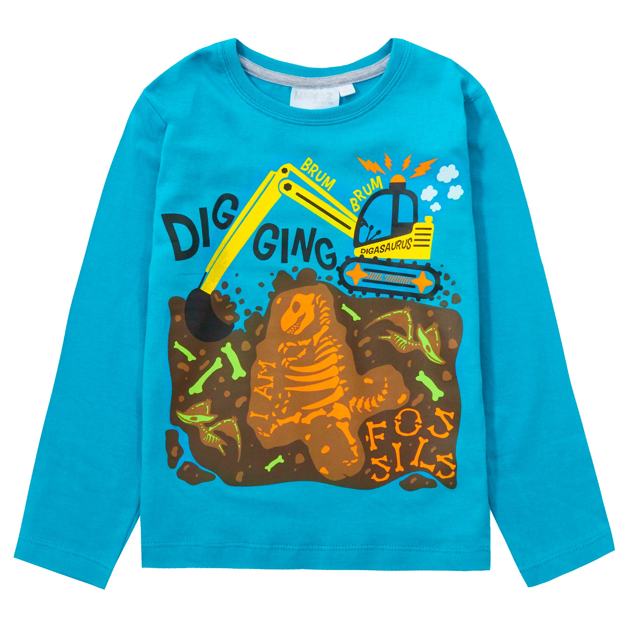 Boys Novelty Birthday Age Long Sleeve T-Shirt Kids 100% Cotton I Am Age Top Tee