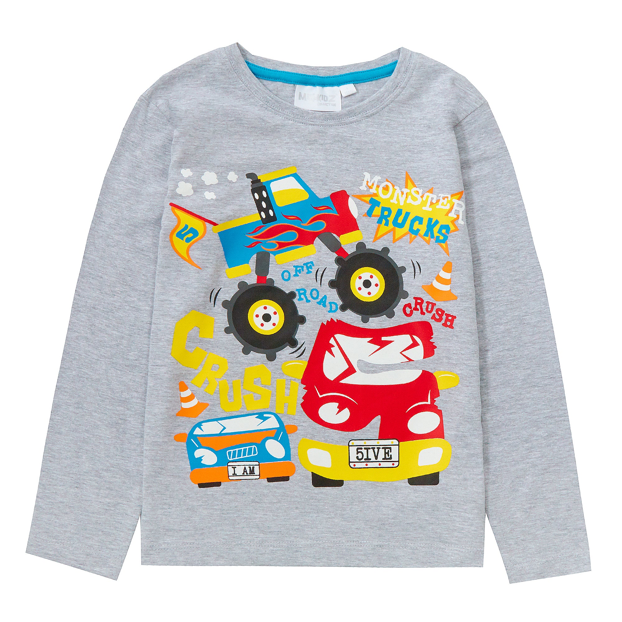 Boys Novelty Birthday Age Long Sleeve T-Shirt Kids 100% Cotton I Am Age Top Tee