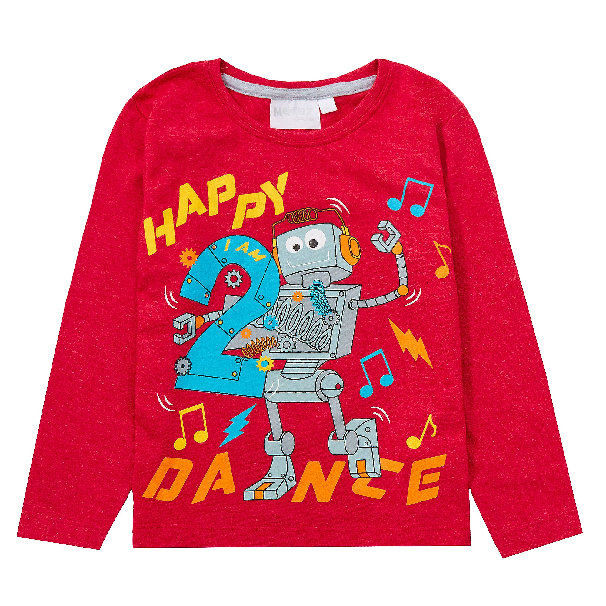 Boys Novelty Birthday Age Long Sleeve T-Shirt Kids 100% Cotton I Am Age Top Tee