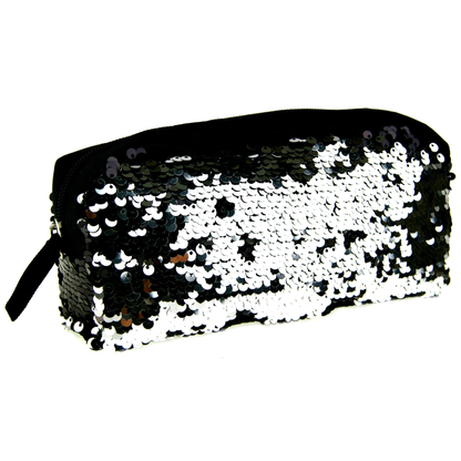 Reversible Glitter Sequin Pencil Case Kids Metallic School Stationary Gift Girls