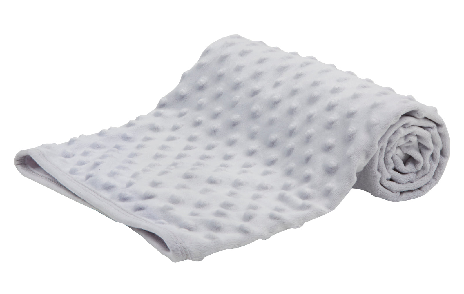 Newborn Boys Girls Baby Blanket 2 Pack Luxury Bubble Fleece Wrap Grey + White