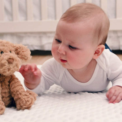 Newborn Boys Girls Baby Blanket 2 Pack Luxury Bubble Fleece Wrap Grey + White