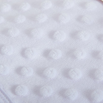 Newborn Boys Girls Baby Blanket 2 Pack Luxury Bubble Fleece Wrap Grey + White