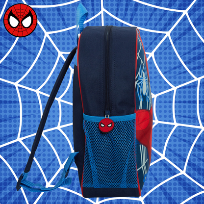 Glow In The Dark Marvel Spiderman Backpack Travel School Rucksack Boys Lunch Bag