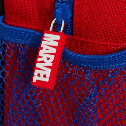 Marvel Spiderman Backpack 3D Plush Travel School Rucksack Boys Lunch Bag Kids