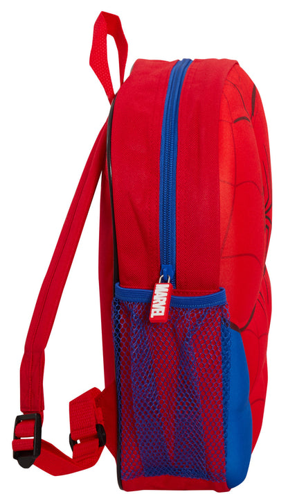 Marvel Spiderman Backpack 3D Plush Travel School Rucksack Boys Lunch Bag Kids