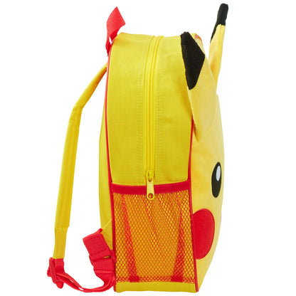 Pokemon Pikachu 3D Plush Backpack Kids Character School Rucksack Lunch Book Bag