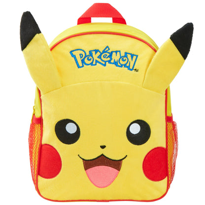 Pokemon Pikachu 3D Plush Backpack Kids Character School Rucksack Lunch Book Bag