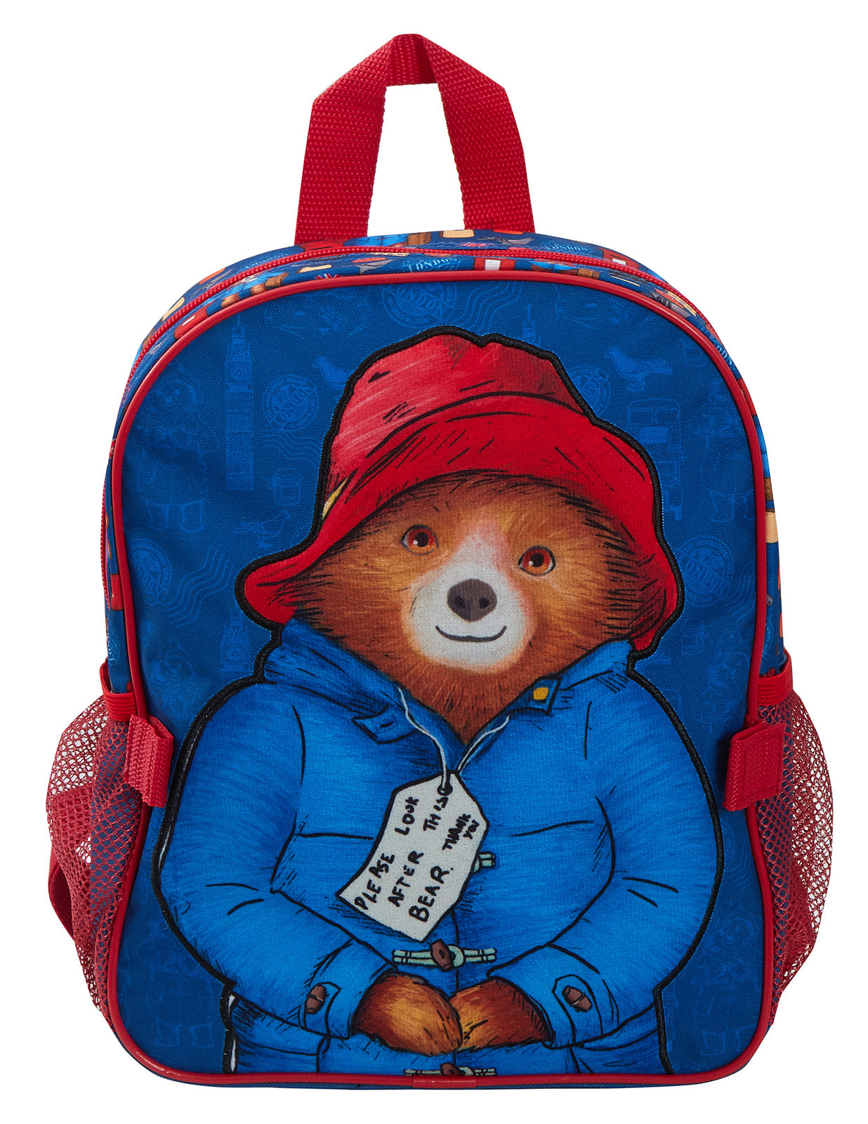 Paddington Bear Kids Backpack + Detachable Lunch Bag/Pencil Case Nursery School