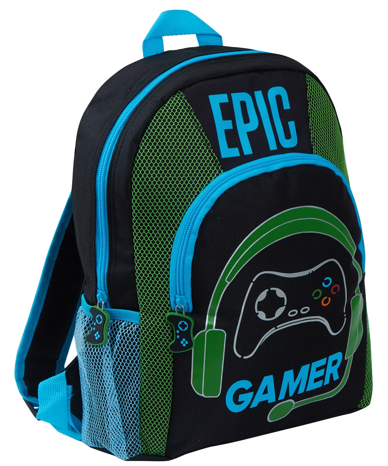 Boys Epic Gamer Backpack Kids Gaming School Travel Lunch Book Bag Rucksack Gift
