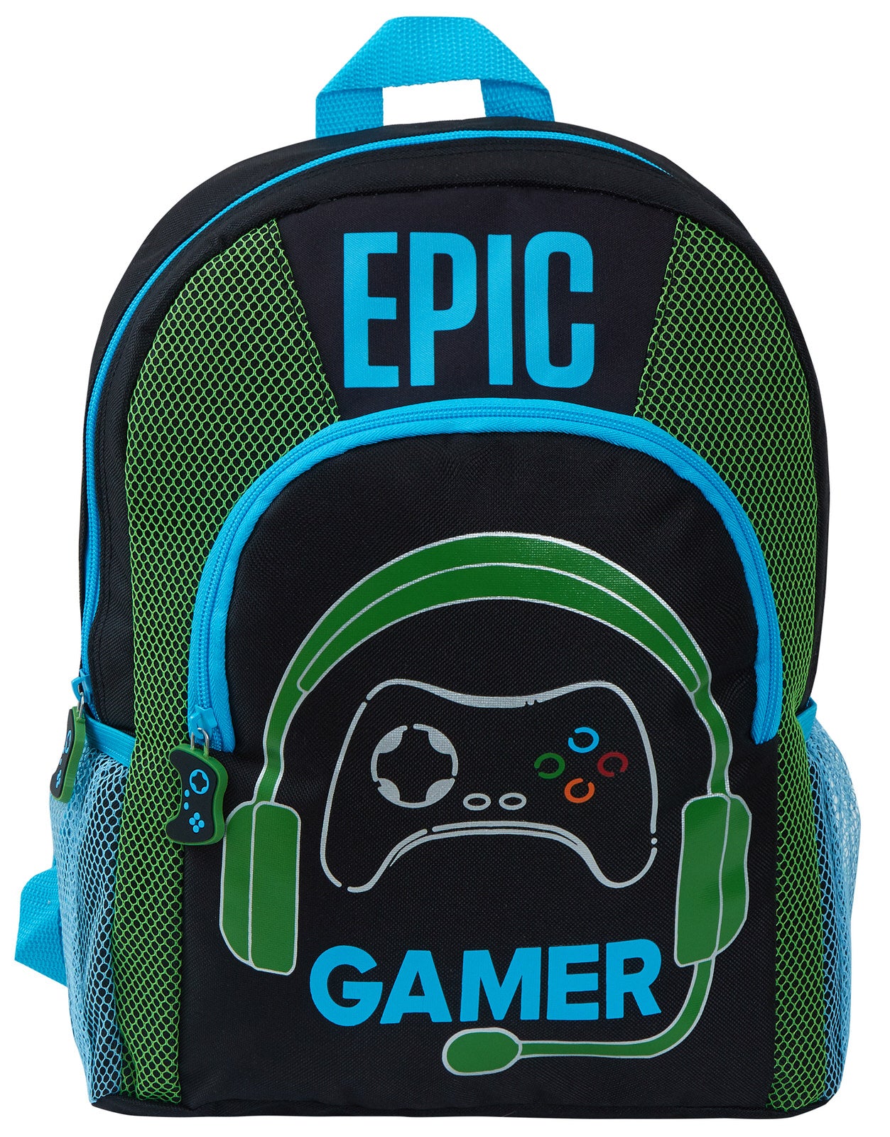 Boys Epic Gamer Backpack Kids Gaming School Travel Lunch Book Bag Rucksack Gift