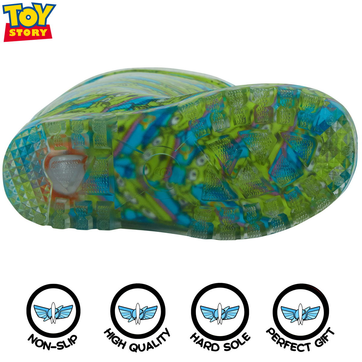 Disney Toy Story Light Up Wellington Boots Kids Buzz Aliens Rain Snow Wellies