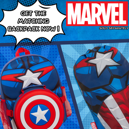 Boys Marvel Captain America Drawstring Gym Bag Avengers Sports Swimming PE Kit