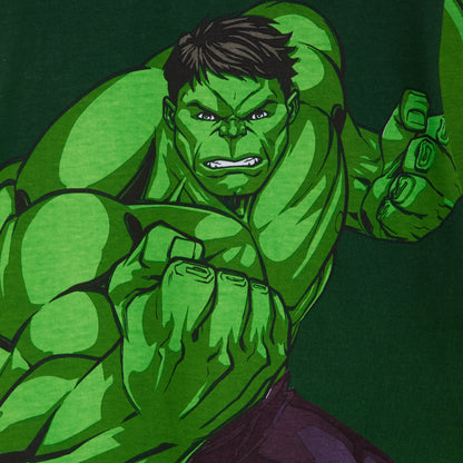 Boys Incredible Hulk Pyjamas Kids Dress Up Pjs Novelty Avengers Full Length Set