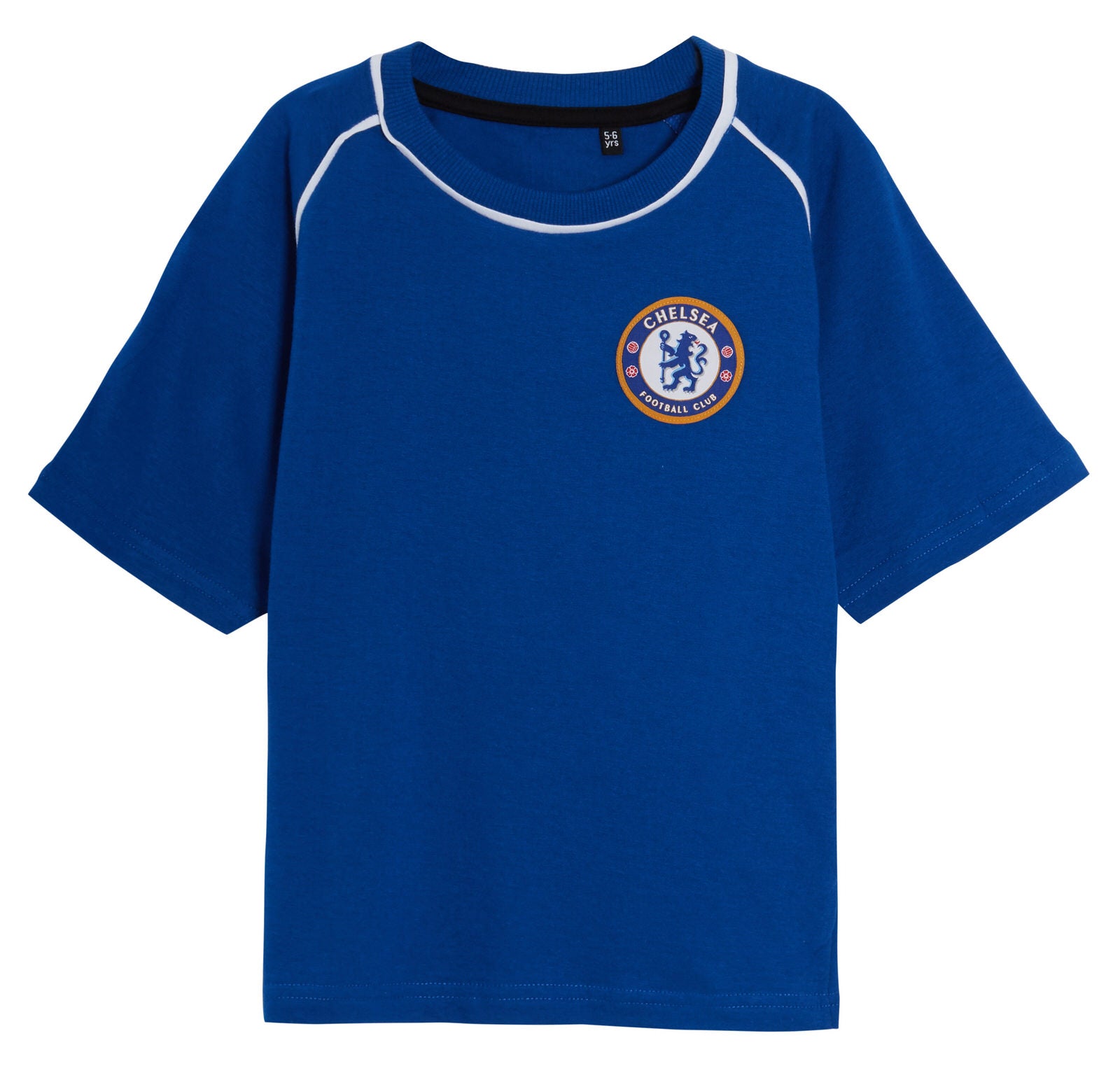 Kids Chelsea FC Short Pyjamas Boys Premiership Football Club Kit Shorts T-shirt