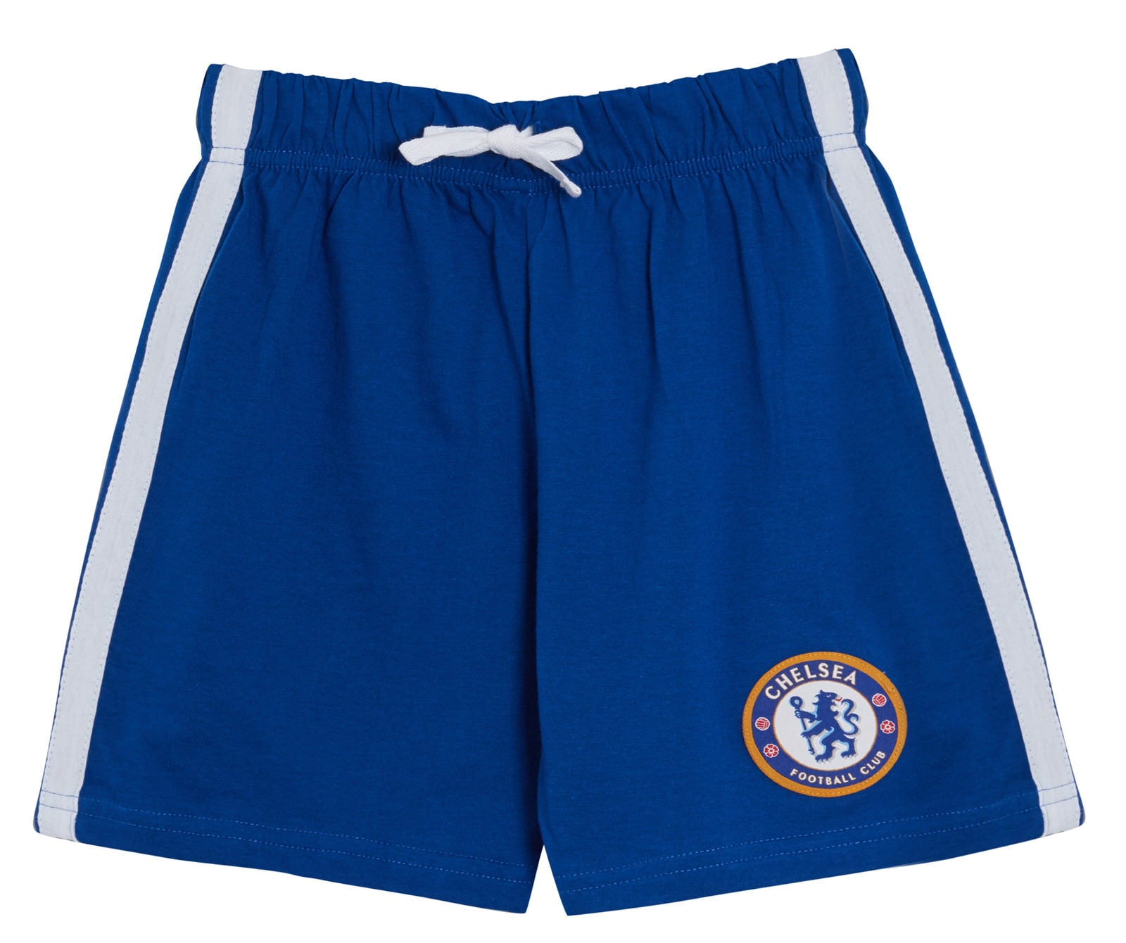 Kids Chelsea FC Short Pyjamas Boys Premiership Football Club Kit Shorts T-shirt