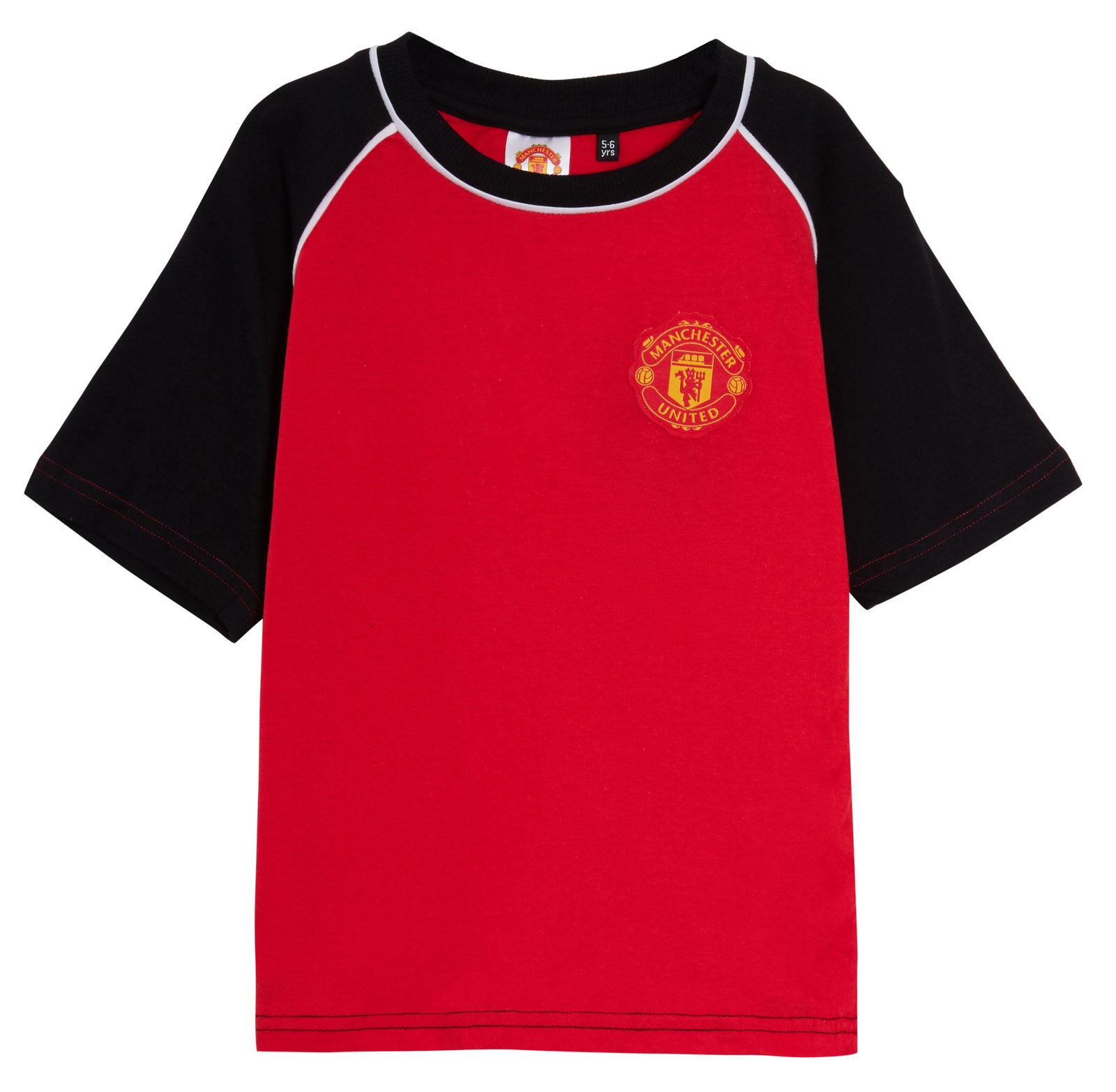 Kids Manchester United Short Pyjamas Boy Premiership Football Kit Shorts T-shirt