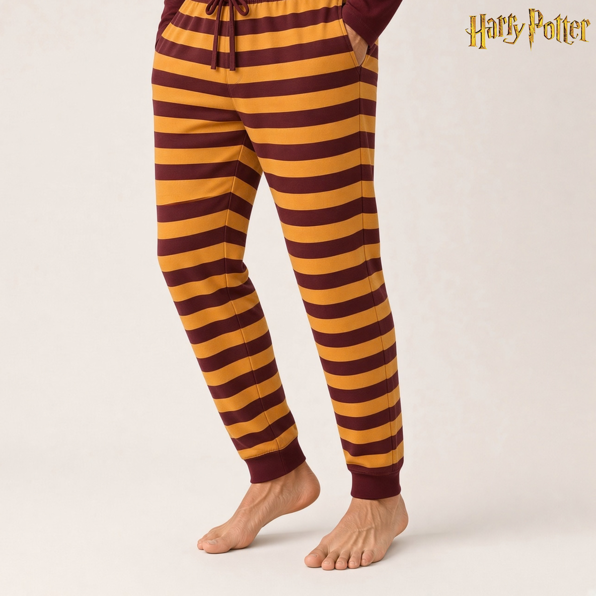 Mens Harry Potter Pyjamas Alumni Hogwarts PJs Gryffindor T-Shirt + Lounge Pants