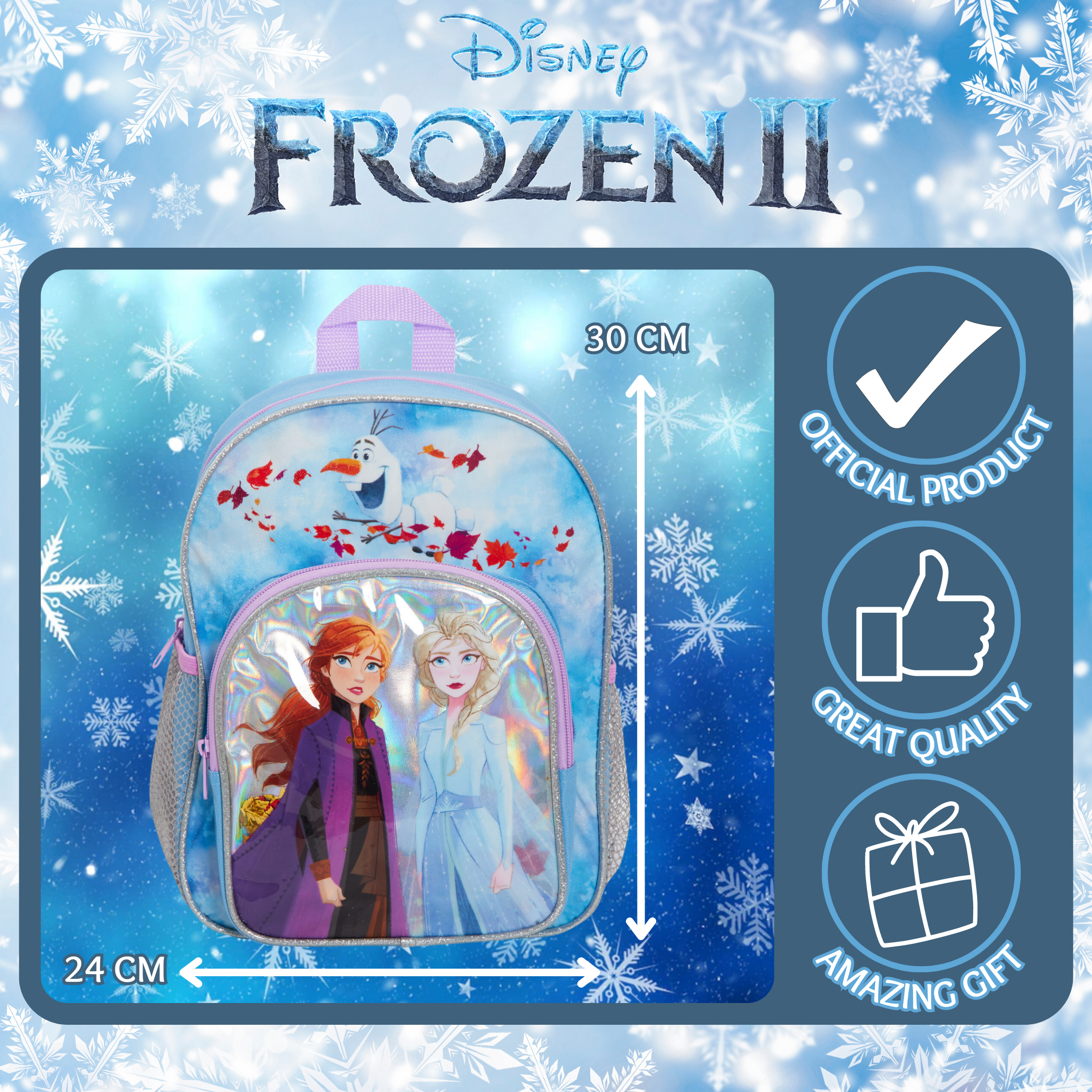 Disney Frozen 2 Girls Backpack Kids Elsa Anna School Nursery Rucksack Lunch Bag