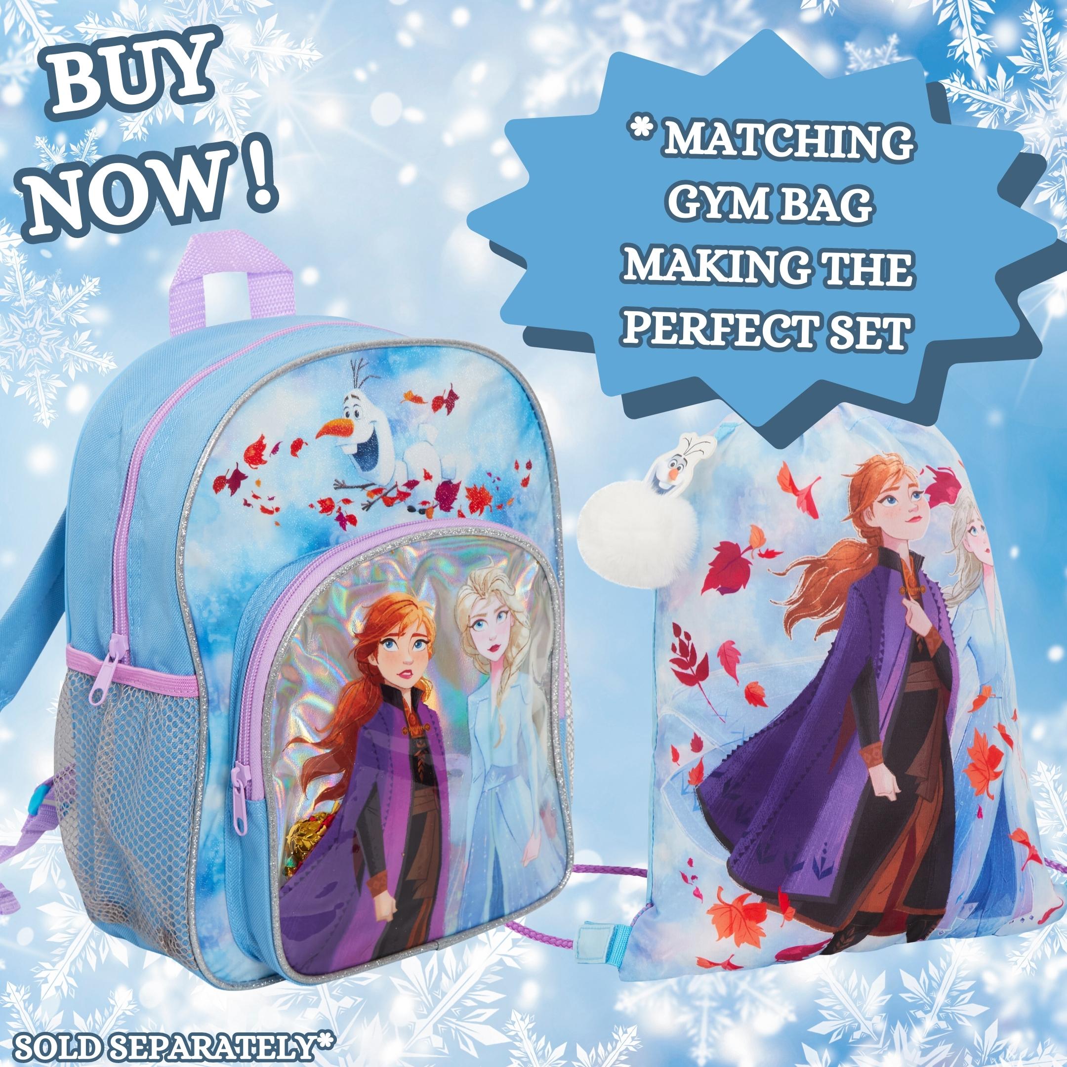 Disney Frozen 2 Girls Backpack Kids Elsa Anna School Nursery Rucksack Lunch Bag