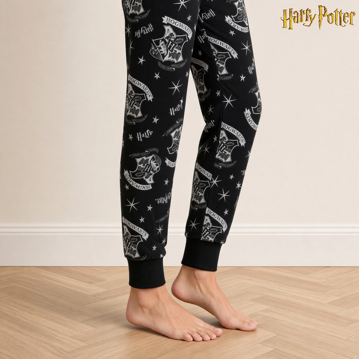 Womens Harry Potter Pyjamas Ladies Muggles Hogwarts PJs T-Shirt + Lounge Pants