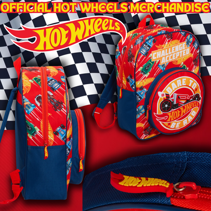 Hot Wheels Backpack Toy Cars Bag for Kids Travel Sports Back to School Rucksack