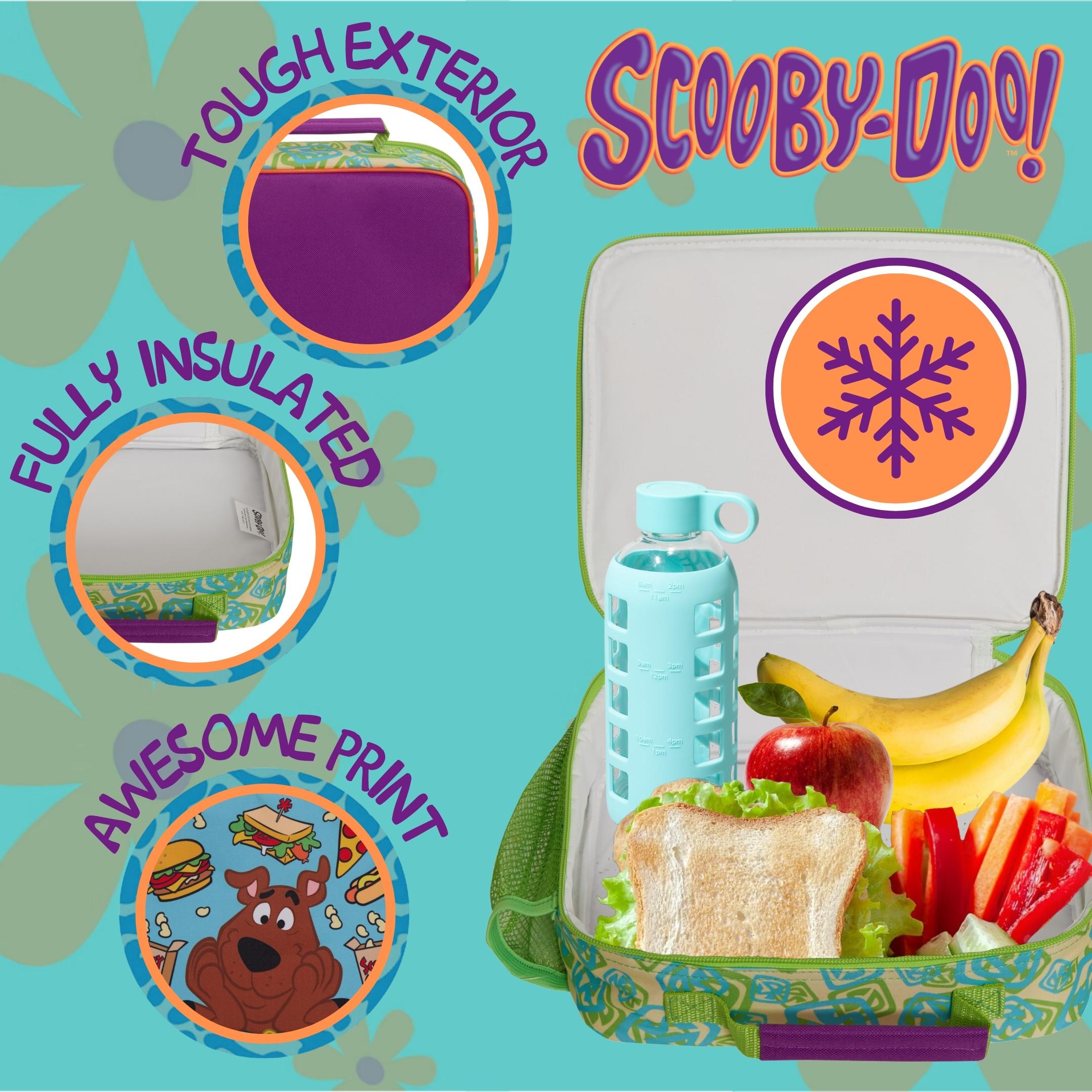 Scooby Doo Lunch Bag Boys Girls Scooby Snacks Cool Lunch Box for Kids School Bag