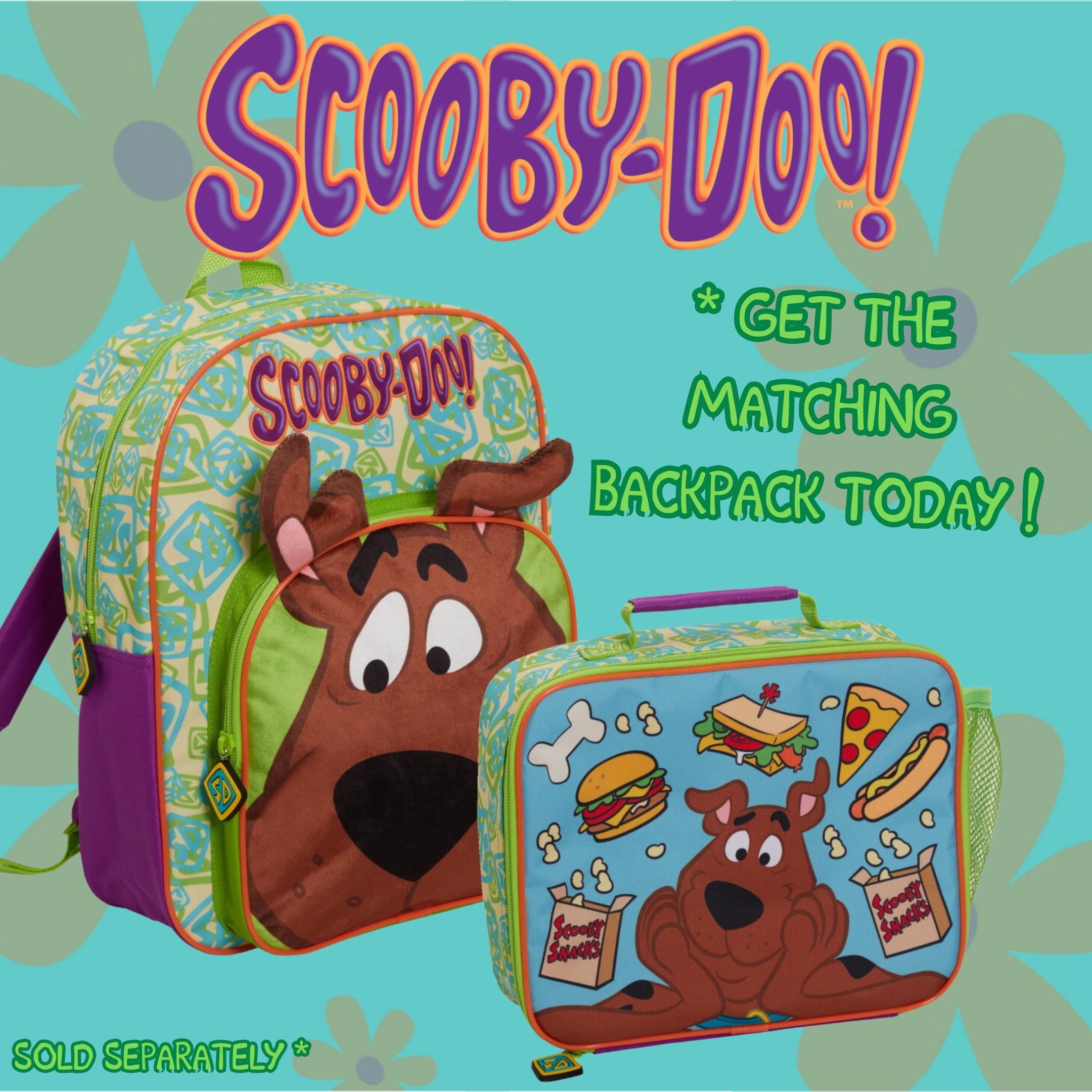 Scooby Doo Lunch Bag Boys Girls Scooby Snacks Cool Lunch Box for Kids School Bag