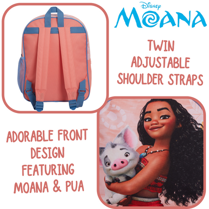Disney Moana Bag Girls Backpack for Kids School Bag Travel Sports Bag Rucksack