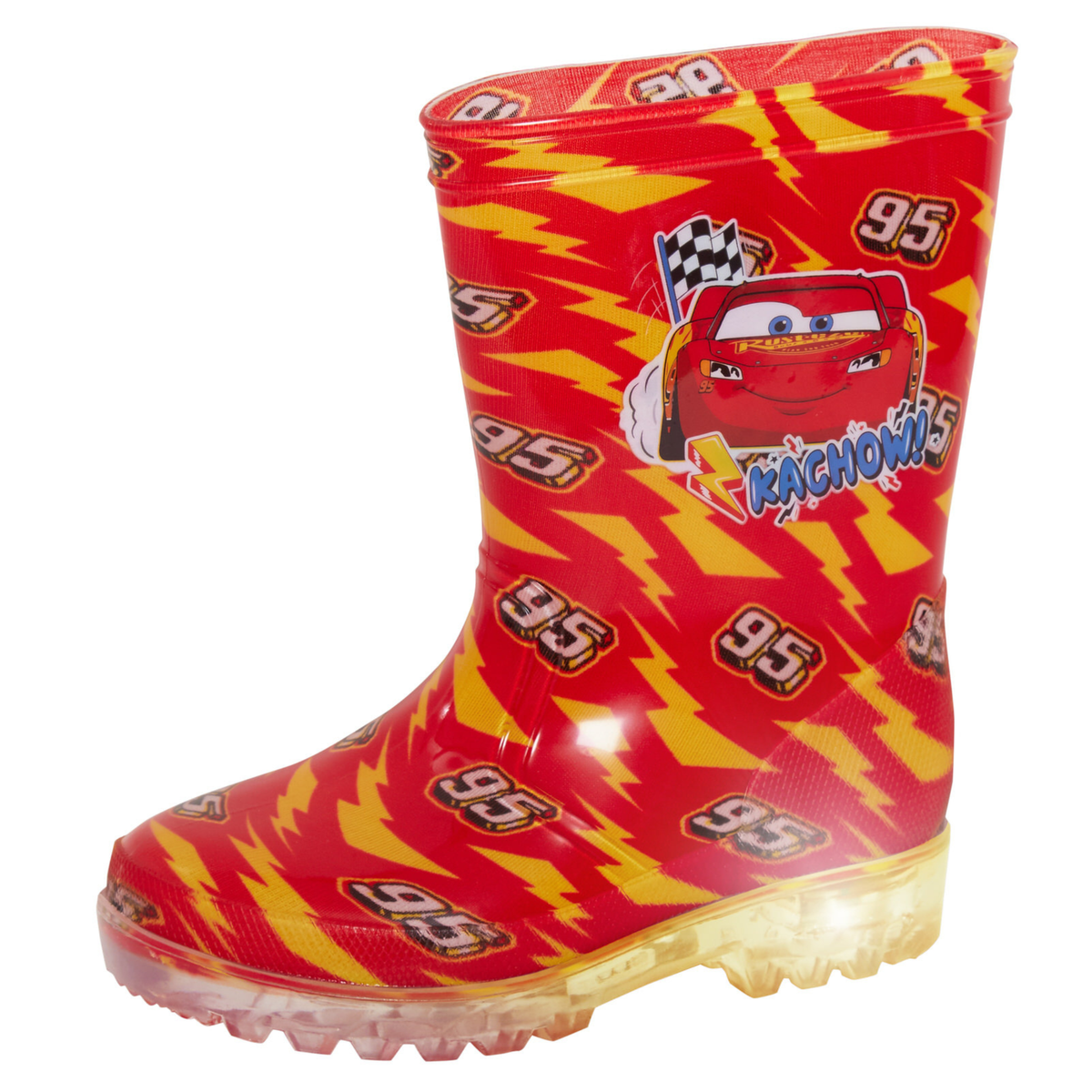 Disney Cars Light Up Wellington Boots Boys Boots Kids Lightning McQueen Wellies