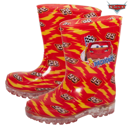 Disney Cars Light Up Wellington Boots Boys Boots Kids Lightning McQueen Wellies