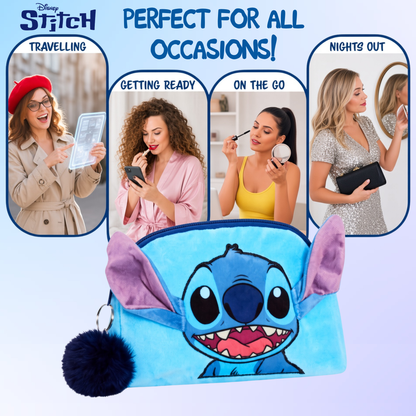 Lilo And Stitch Make Up Bag for Women Disney Cosmetic Toiletries Bag Pencil Case