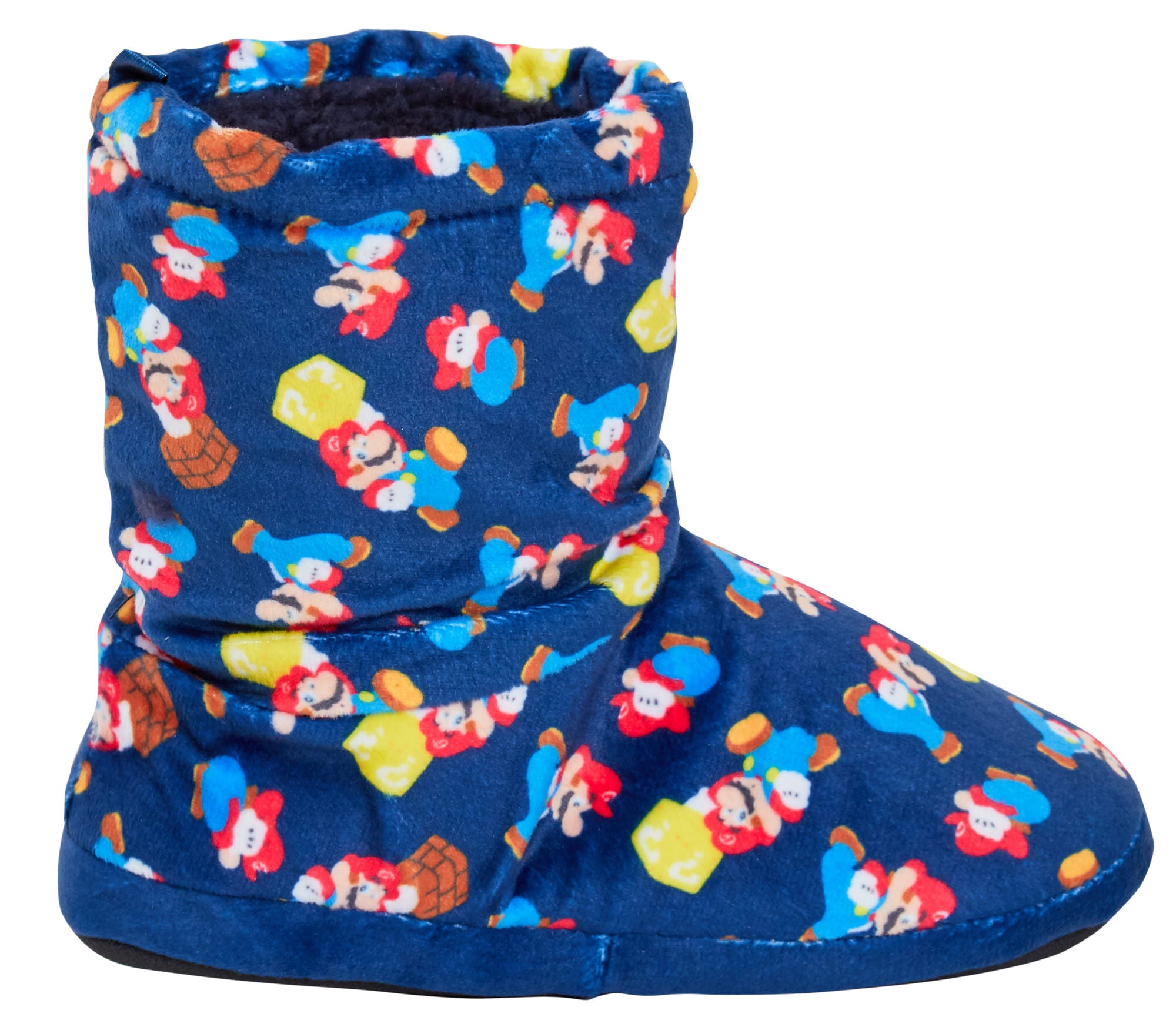 Super Mario Slipper Boots Nintendo Boys Girls Gamer Slippers Booties House Shoes
