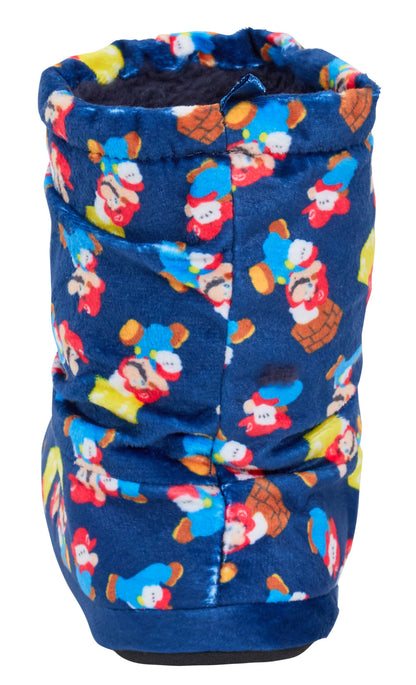 Super Mario Slipper Boots Nintendo Boys Girls Gamer Slippers Booties House Shoes