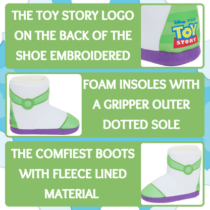 Buzz Lightyear Slipper Boots Disney Toy Story Boys Slippers Dress Up Booties