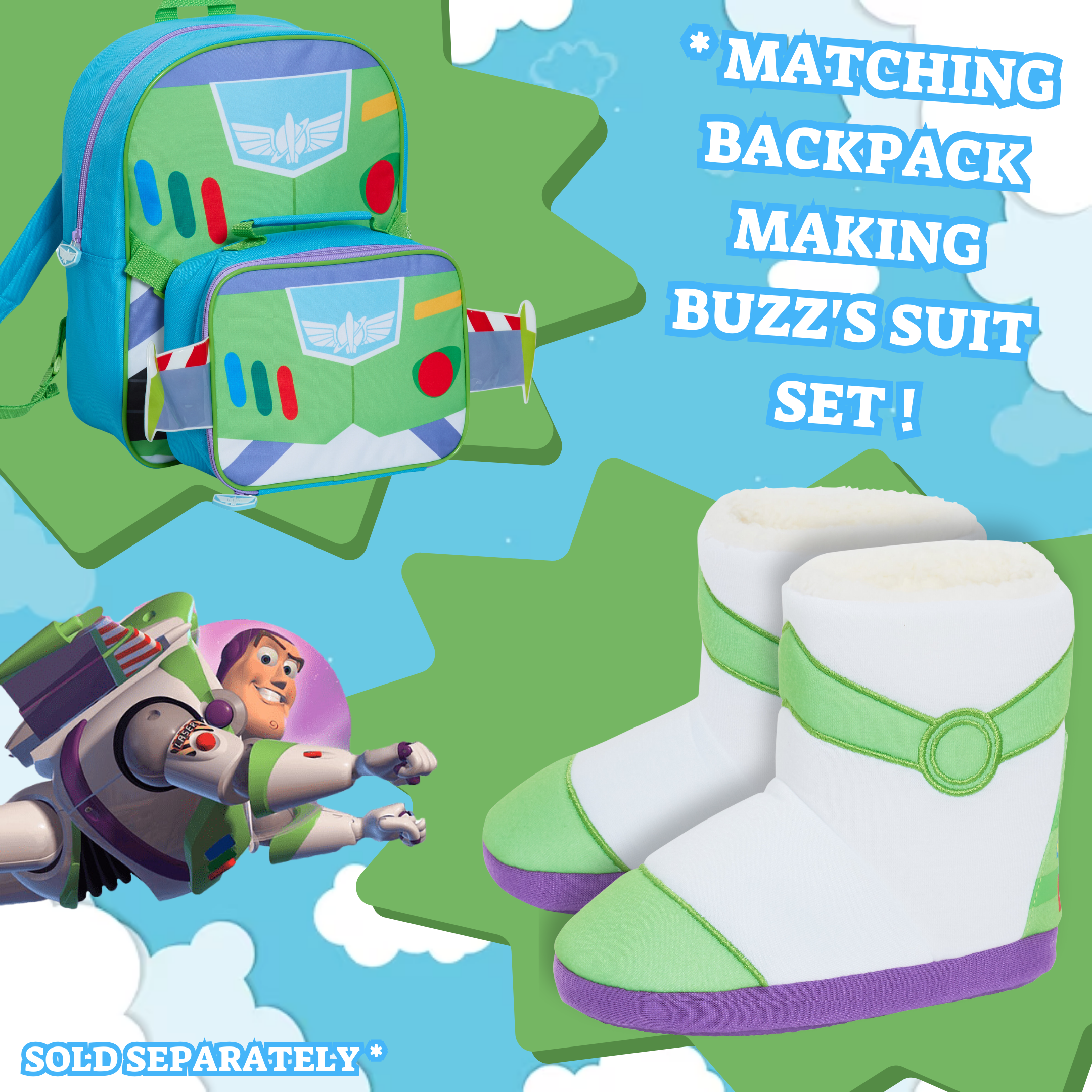 Buzz Lightyear Slipper Boots Disney Toy Story Boys Slippers Dress Up Booties