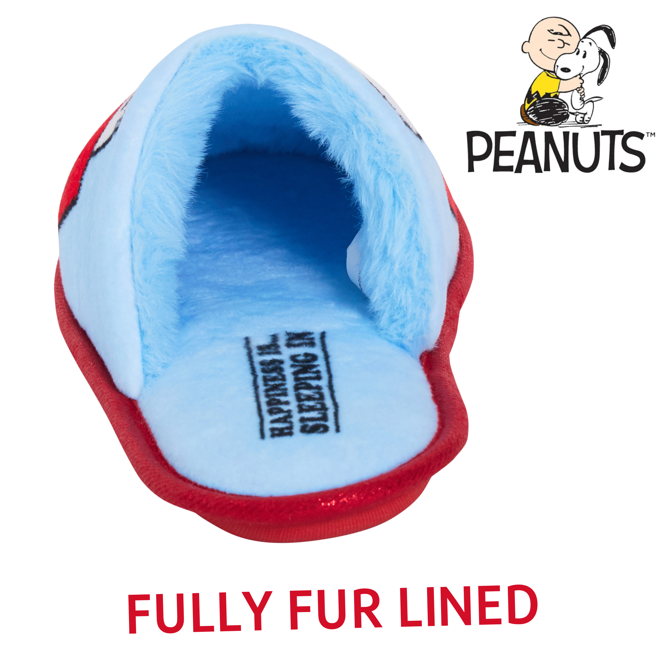 Peanuts Snoopy Slippers For Women Girls Teens Slip On Open Back Mules Sliders