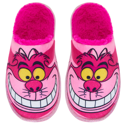 Disney Cheshire Cat Slippers For Women Teens Girls Slip On Mules House Shoes